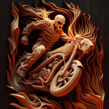 3D model st ghost rider (STL)